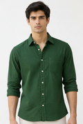 Green Shirt Studio Shot