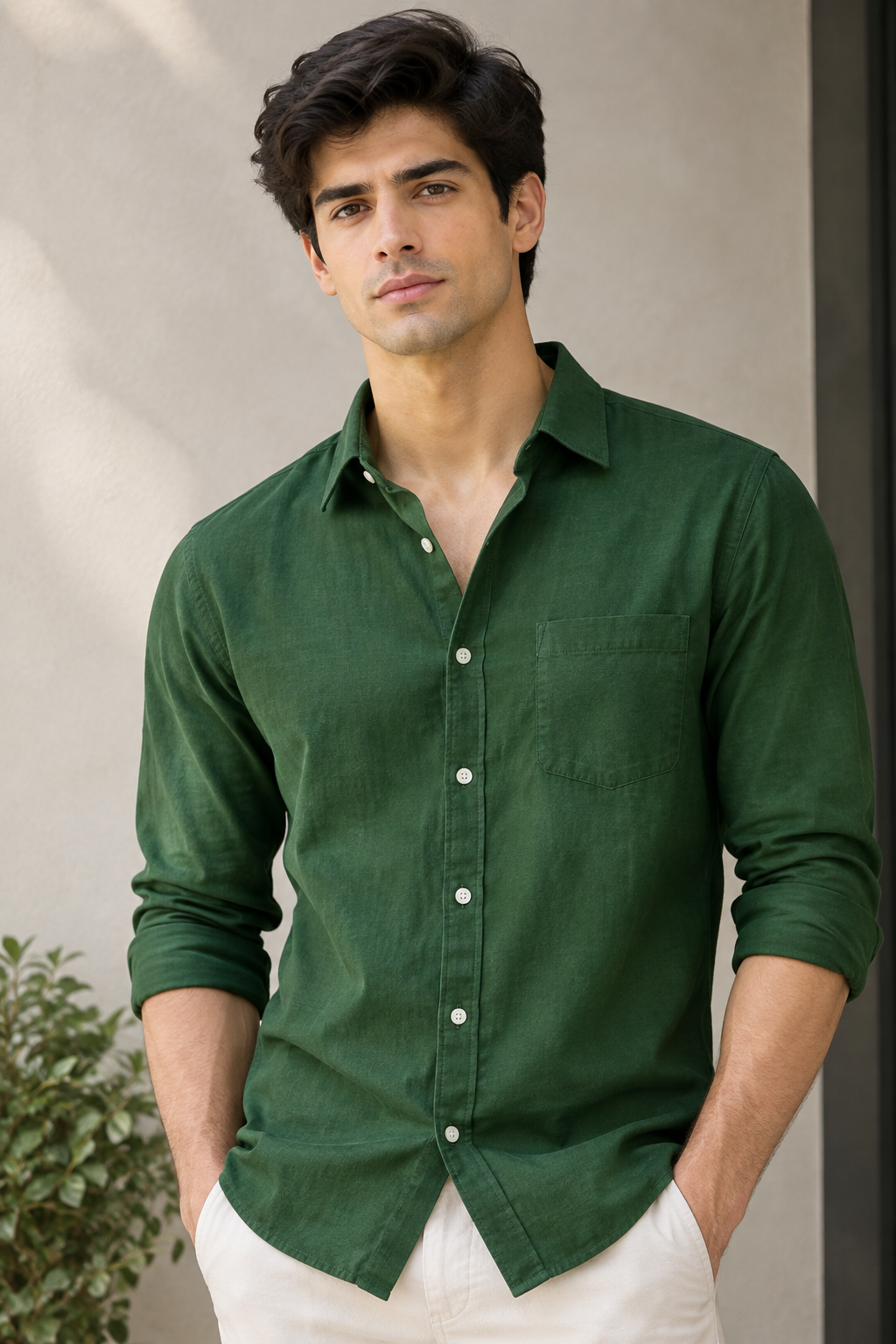 Green Shirt full sleeve
