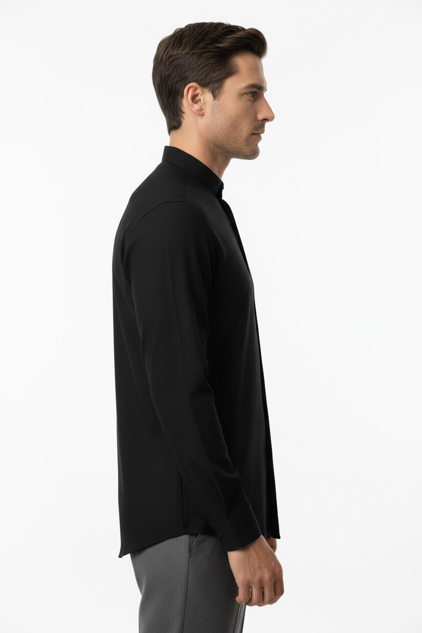 Black full sleeve shirt - right side