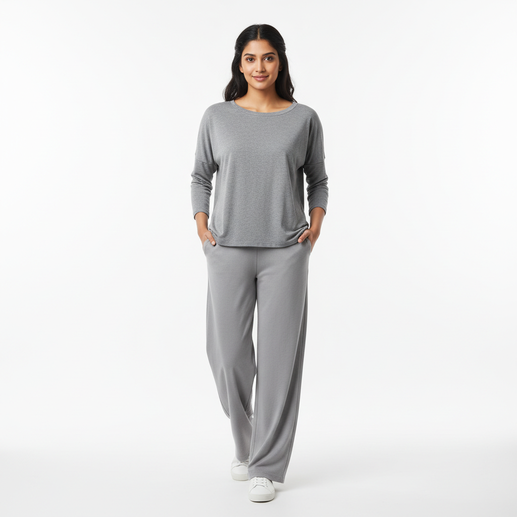 Grey Women's Top - Front