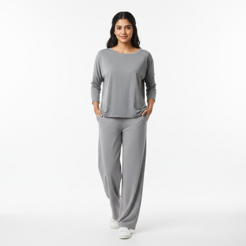 Grey Women's Top - Front