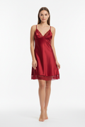 Red night dress - front white background