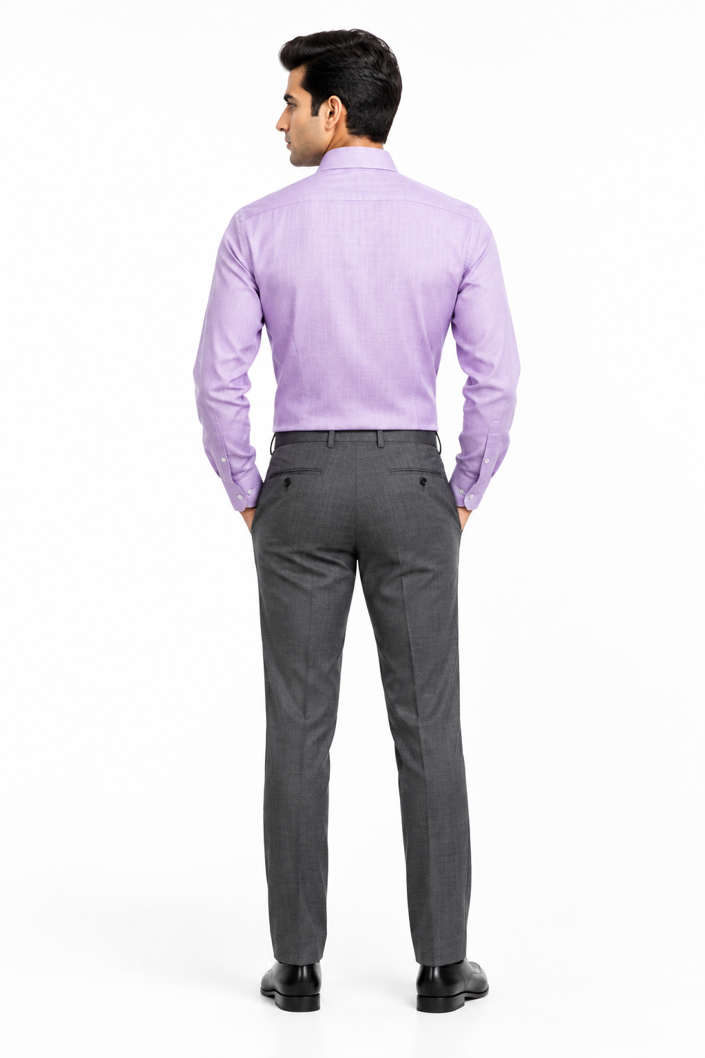 Lavender Men's Shirt - Back View