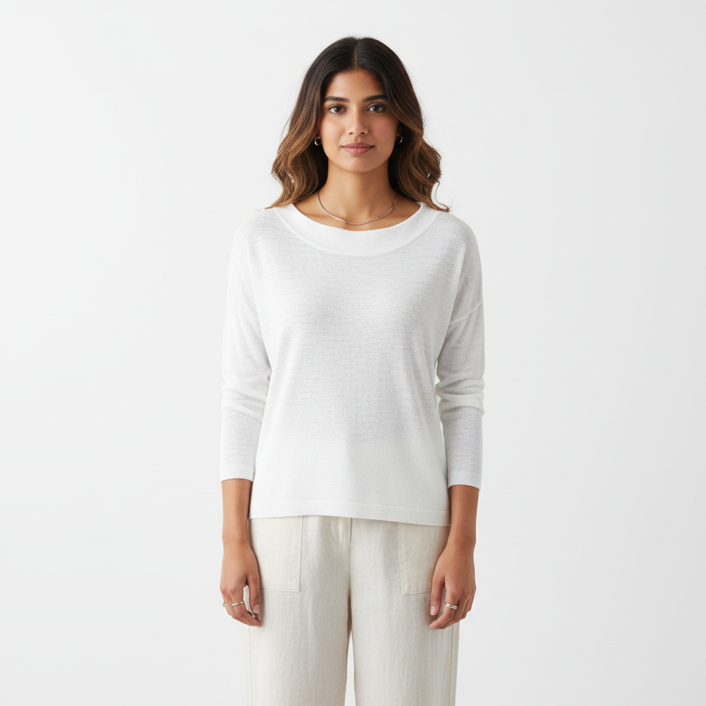 White Women's Top - Front