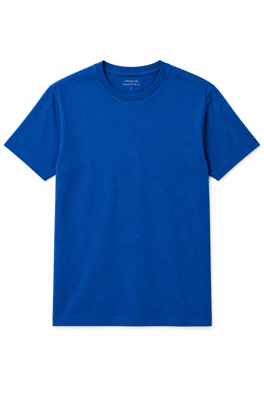 Royal Blue Men's T-Shirt - Flat Lay