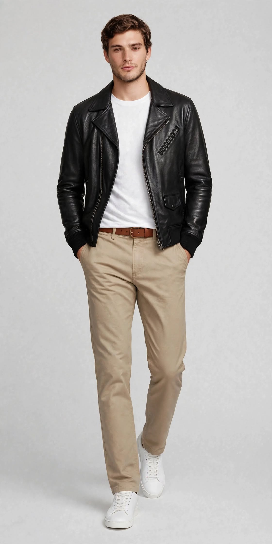 Khaki Men's Trousers