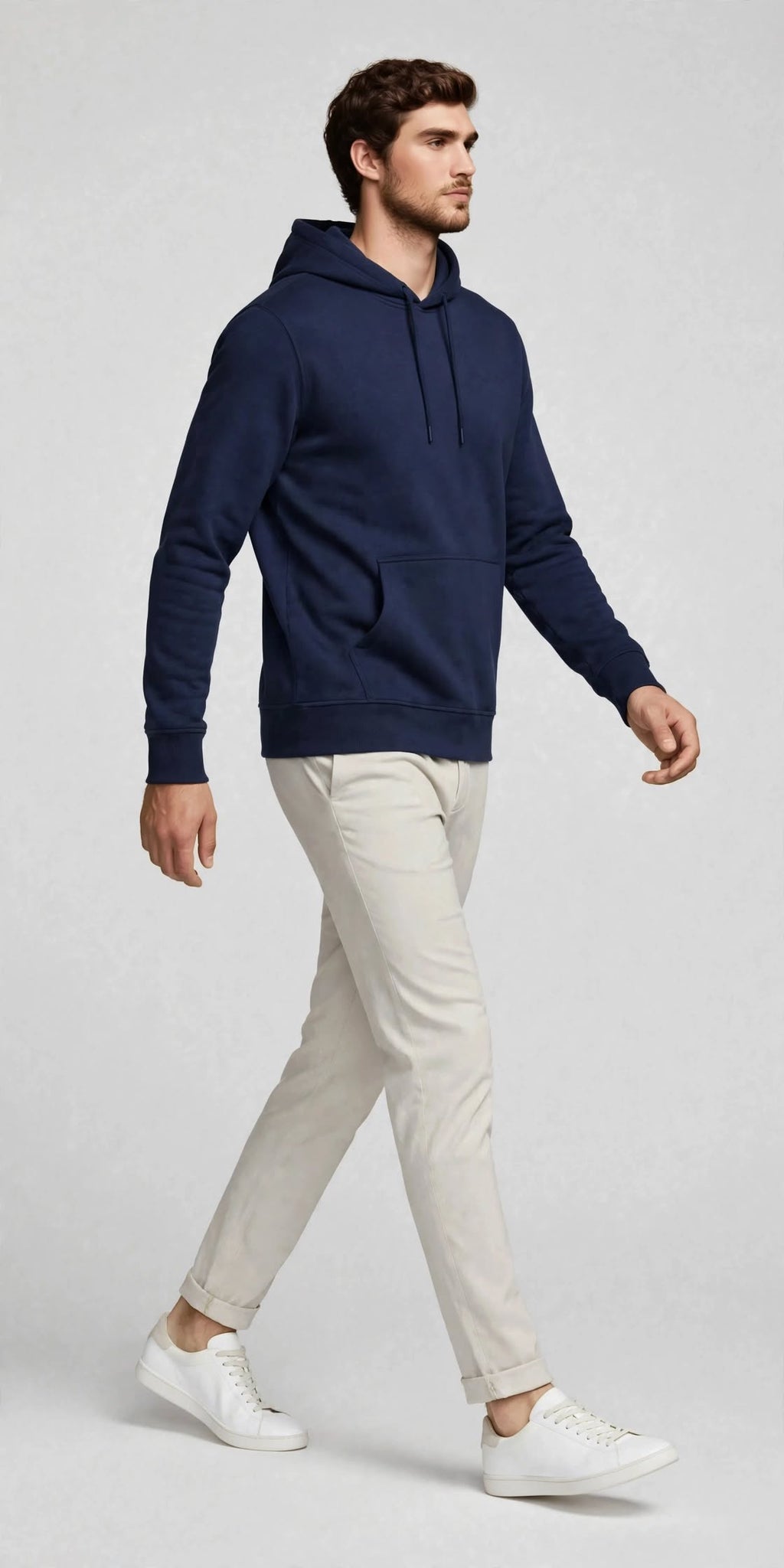 Men's Hoodie - Navy Blue