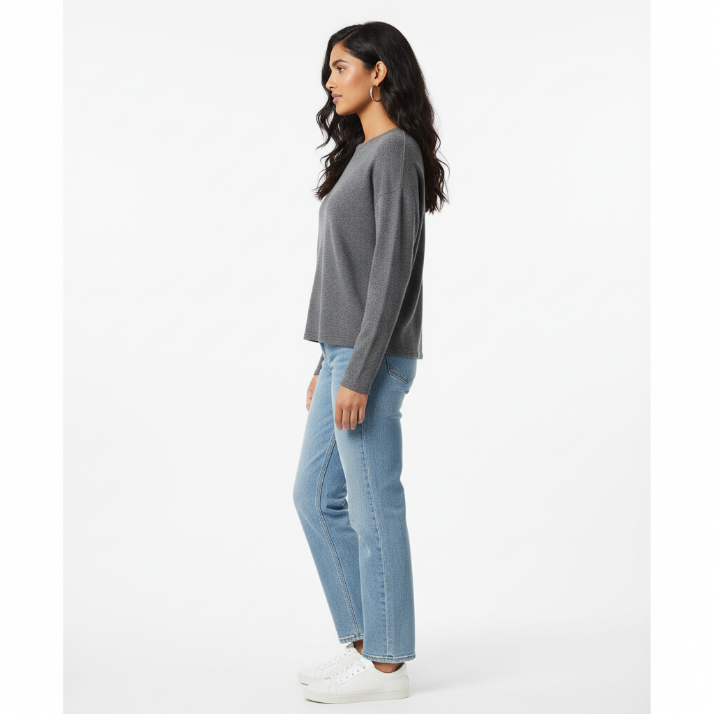 Grey Women's Top - Side