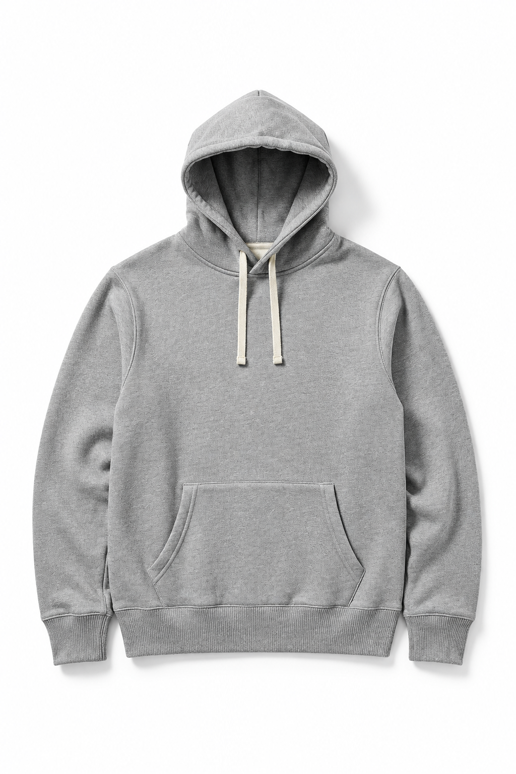 Men's Hoodie Grey - Flat Lay