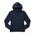 Women's Hoodie Navy Blue - Studio Shot