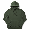 Men's Hoodie Olive Green - Studio Shot