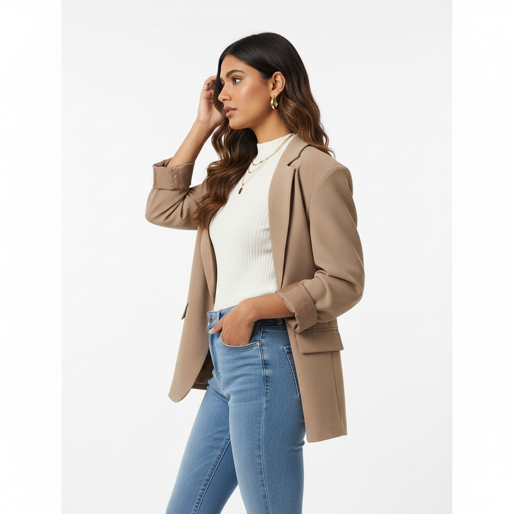 Light Blue Women's Jeans - Side
