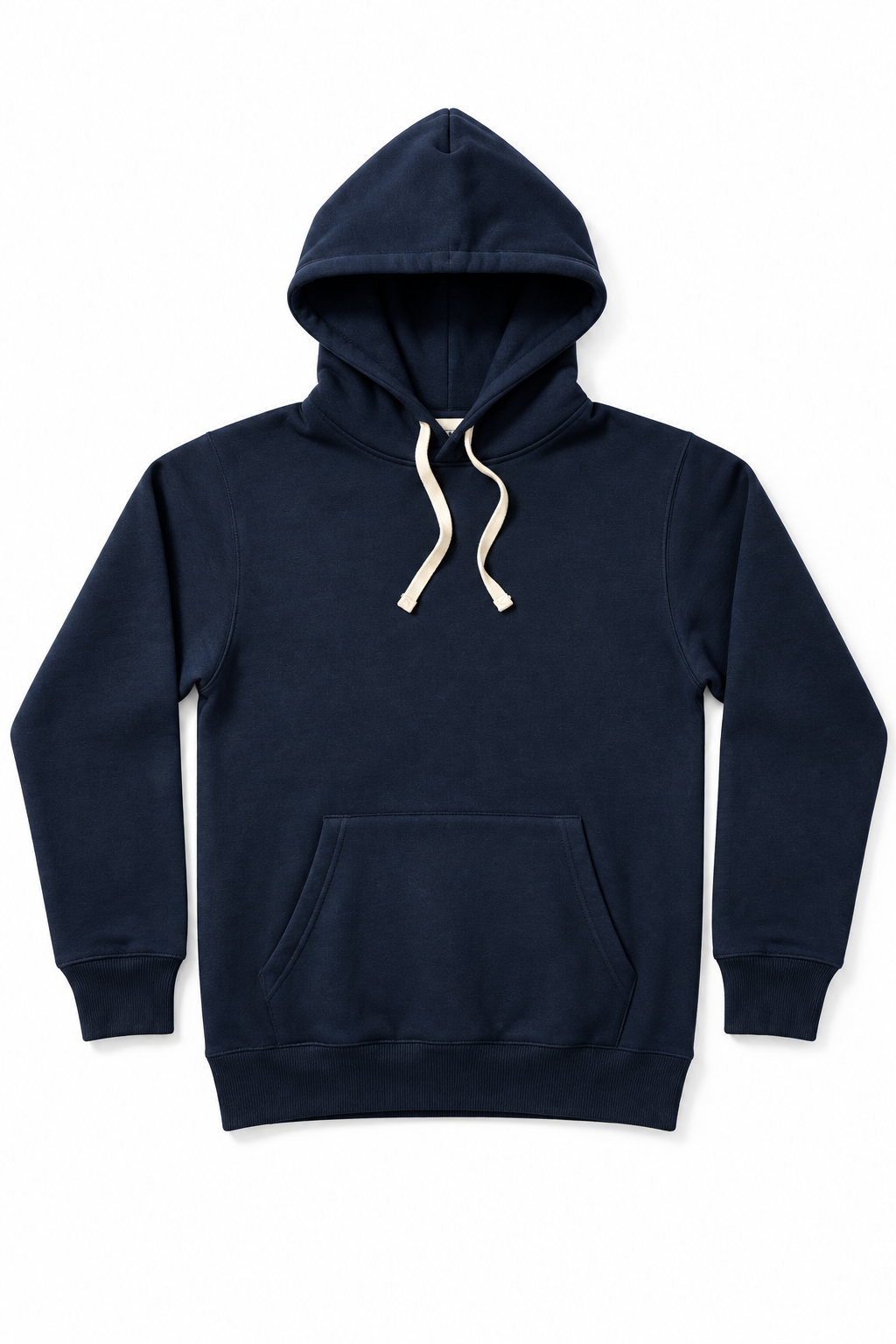 Men's Hoodie Navy Blue - Flat Lay