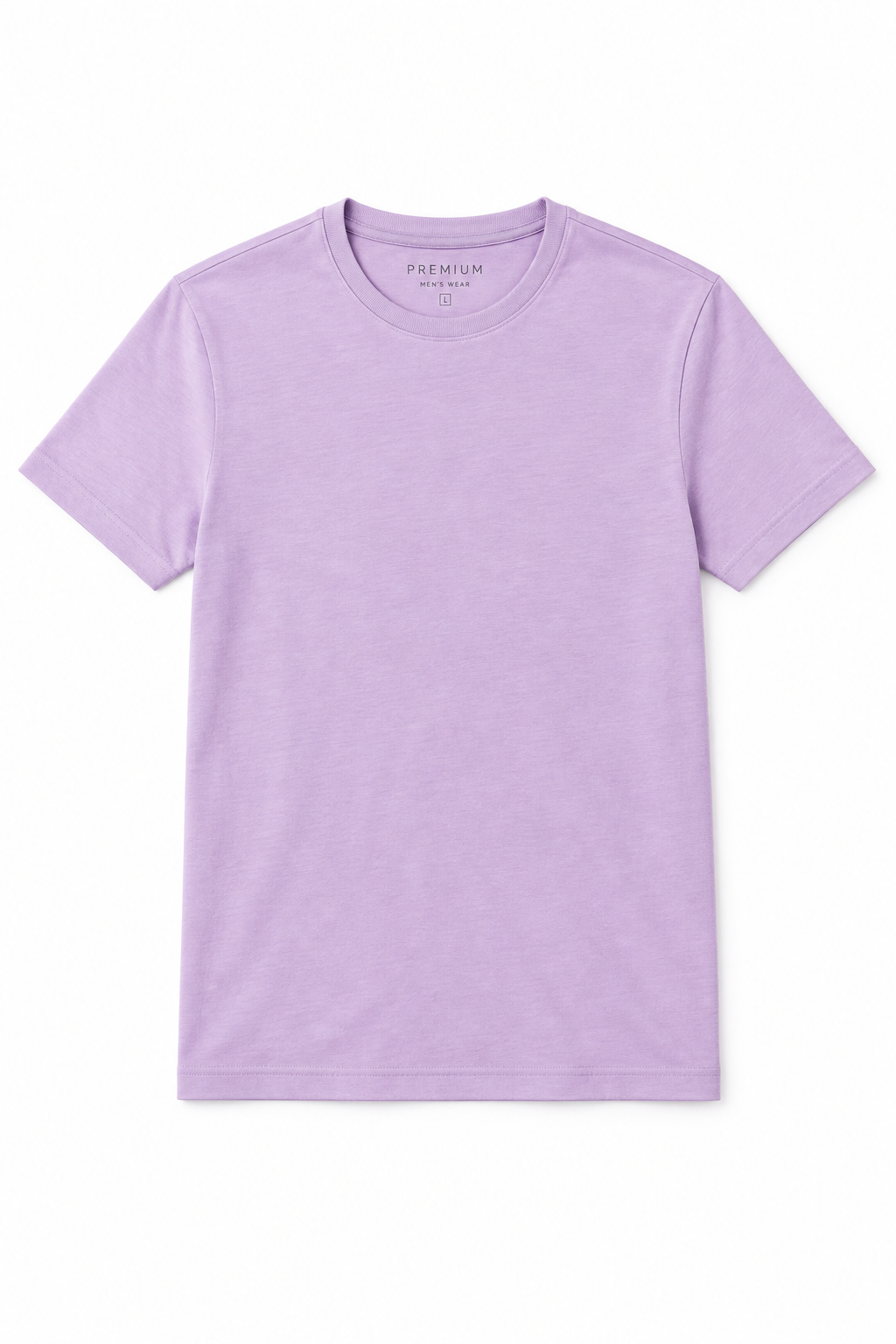 Lavender Men's T-Shirt - Flat Lay