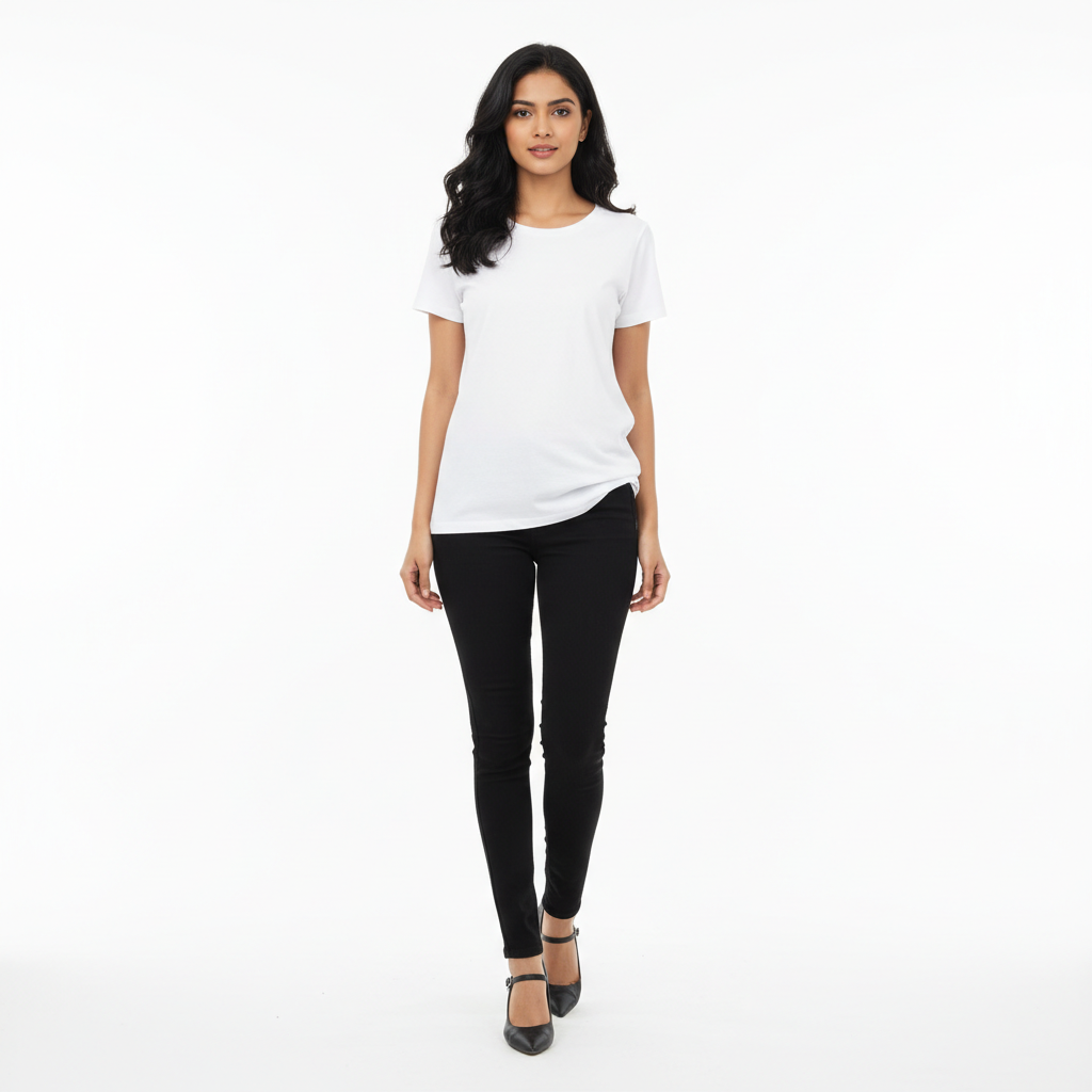 Black Women's Jeans - Front