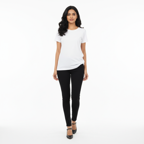 Black Women's Jeans - Front