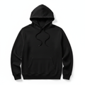 Men's Hoodie Black - Studio Shot