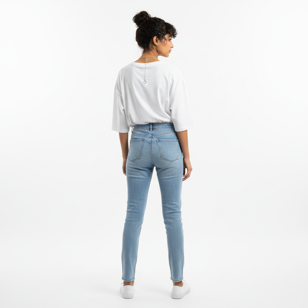 White Women's Top - Back