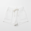 Women's Casual Cotton Shorts White - Studio Shot