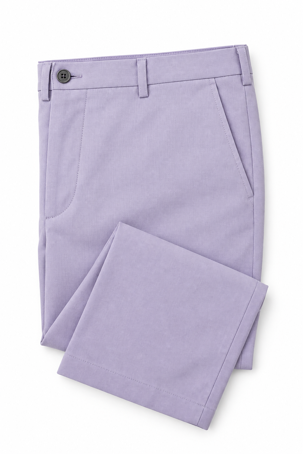Lavender Men's Trouser - Flat Lay Detail