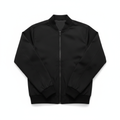 Men's Casual Bomber Jacket Black - Studio Shot