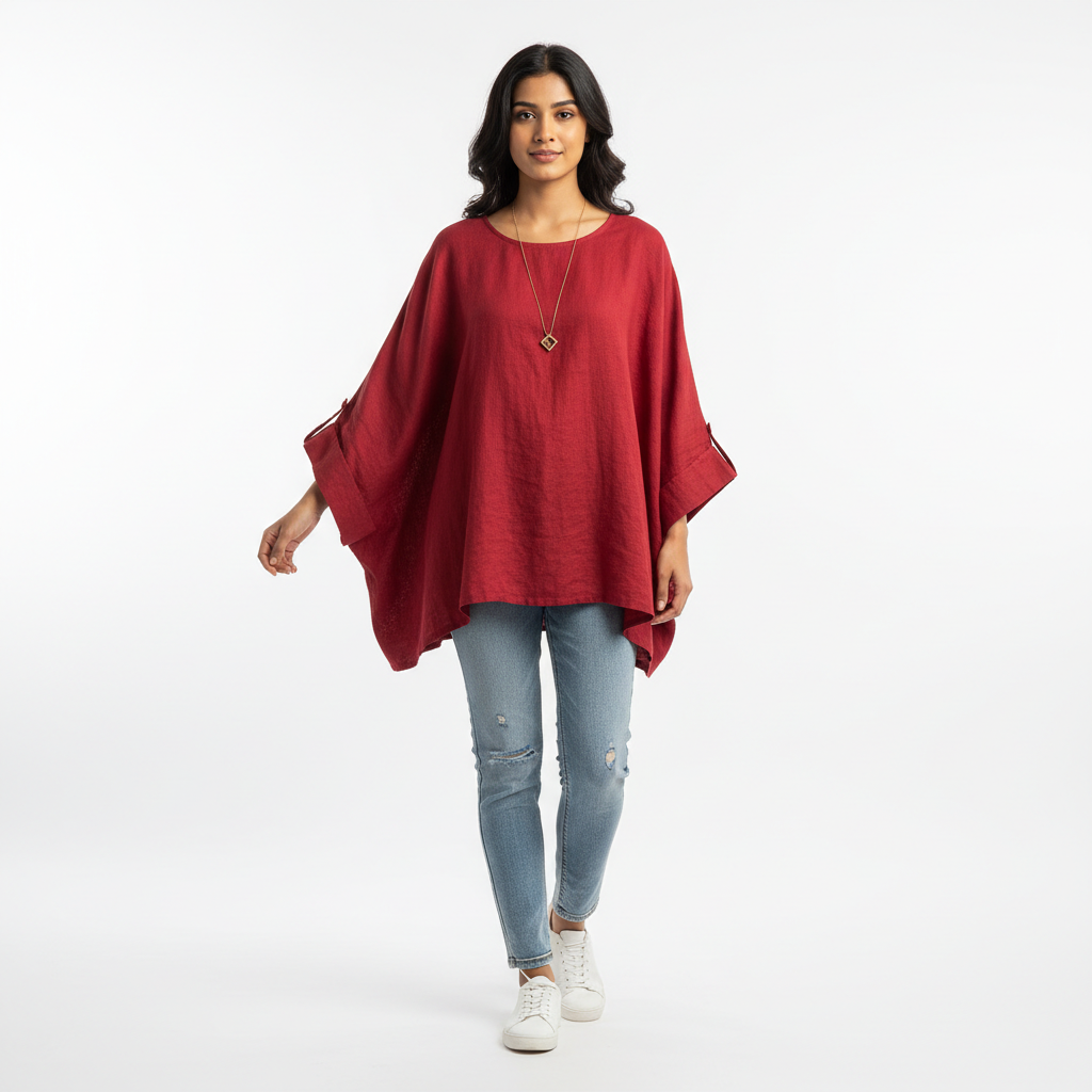 Red Women's Top - Front