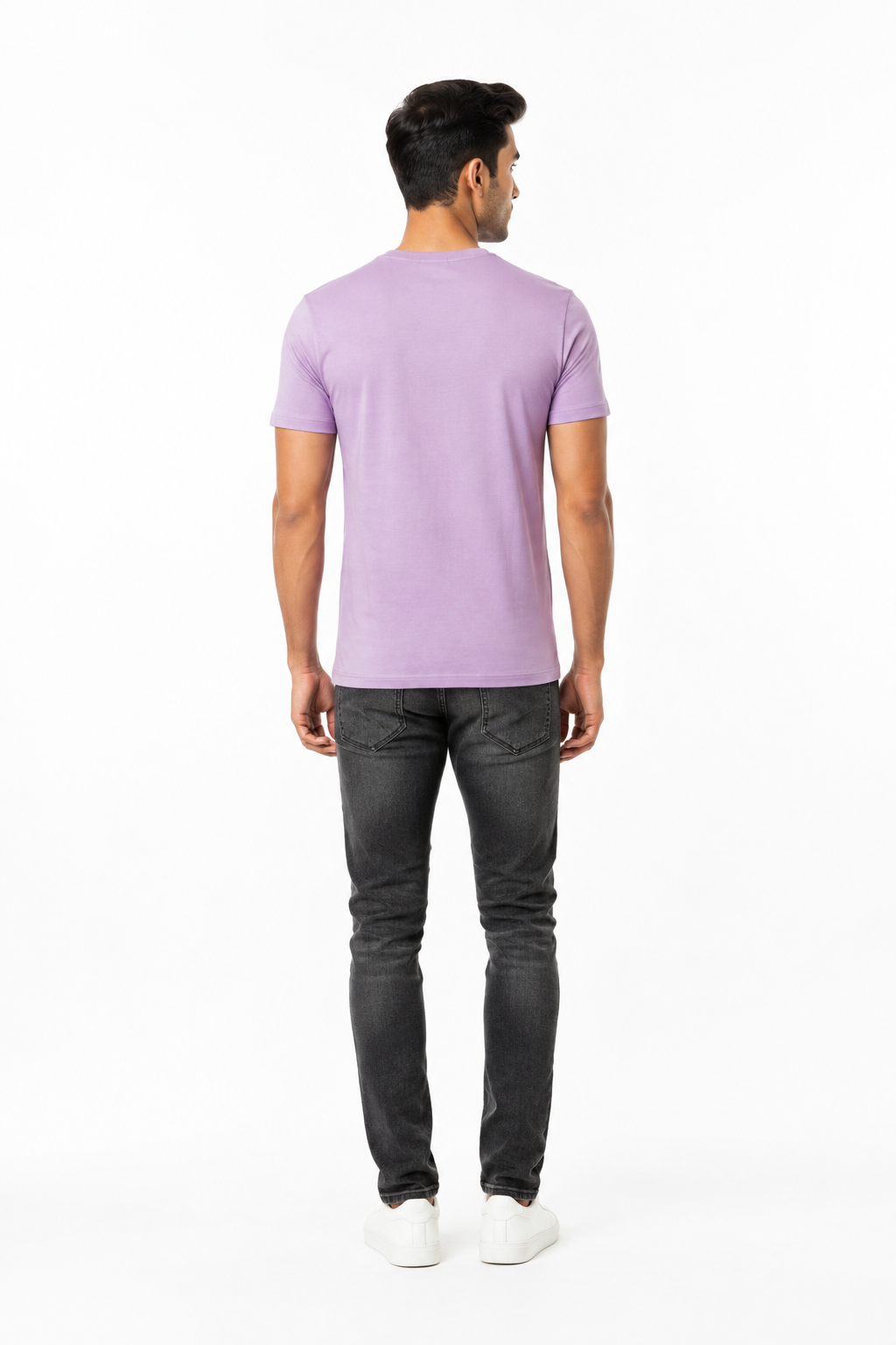 Lavender Men's T-Shirt - Back View