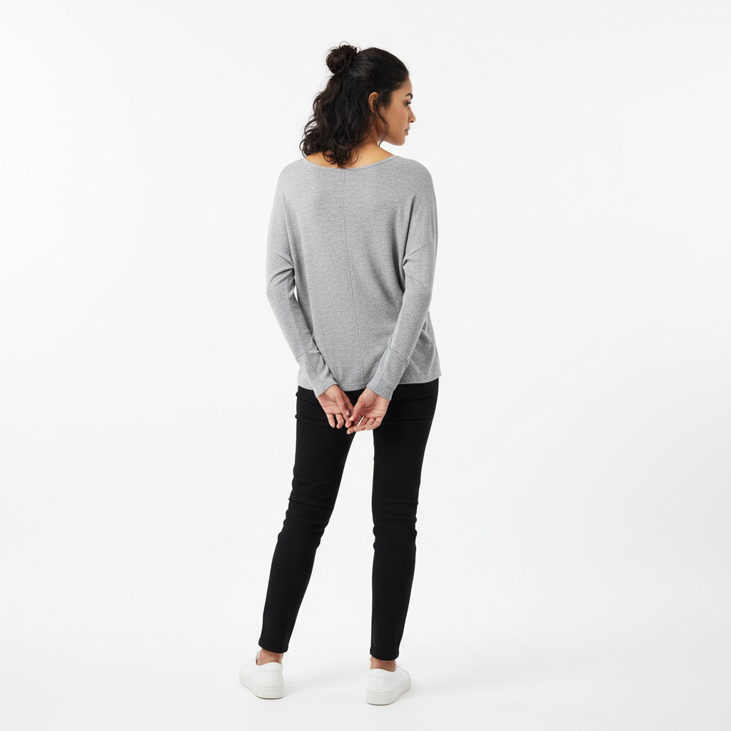 Grey Women's Top - Back
