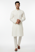 Off-white men's kurta - front white background
