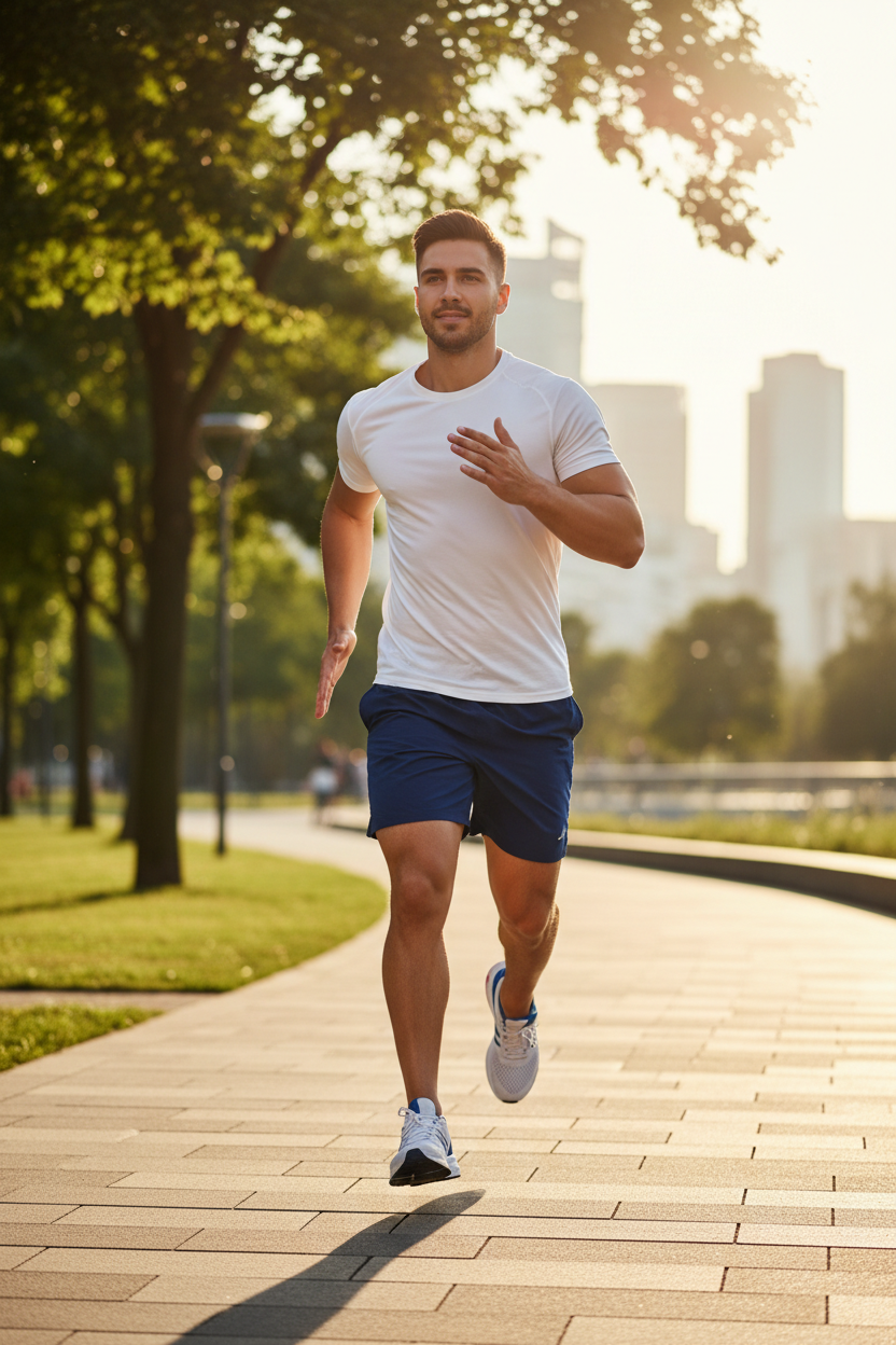 Men's Athletic Sports Shorts - Lifestyle Shot