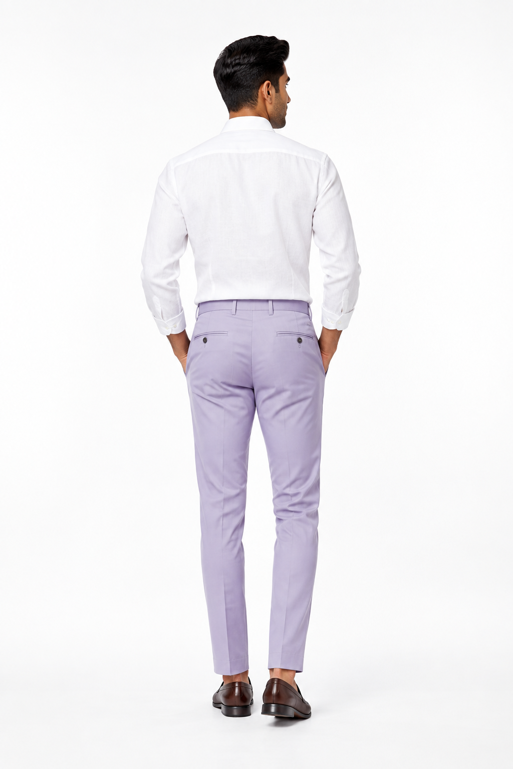 Lavender Men's Trouser - Back View