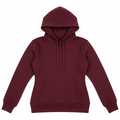 Women's Hoodie Maroon - Studio Shot