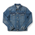 Men's Denim Jacket Denim Blue - Studio Shot