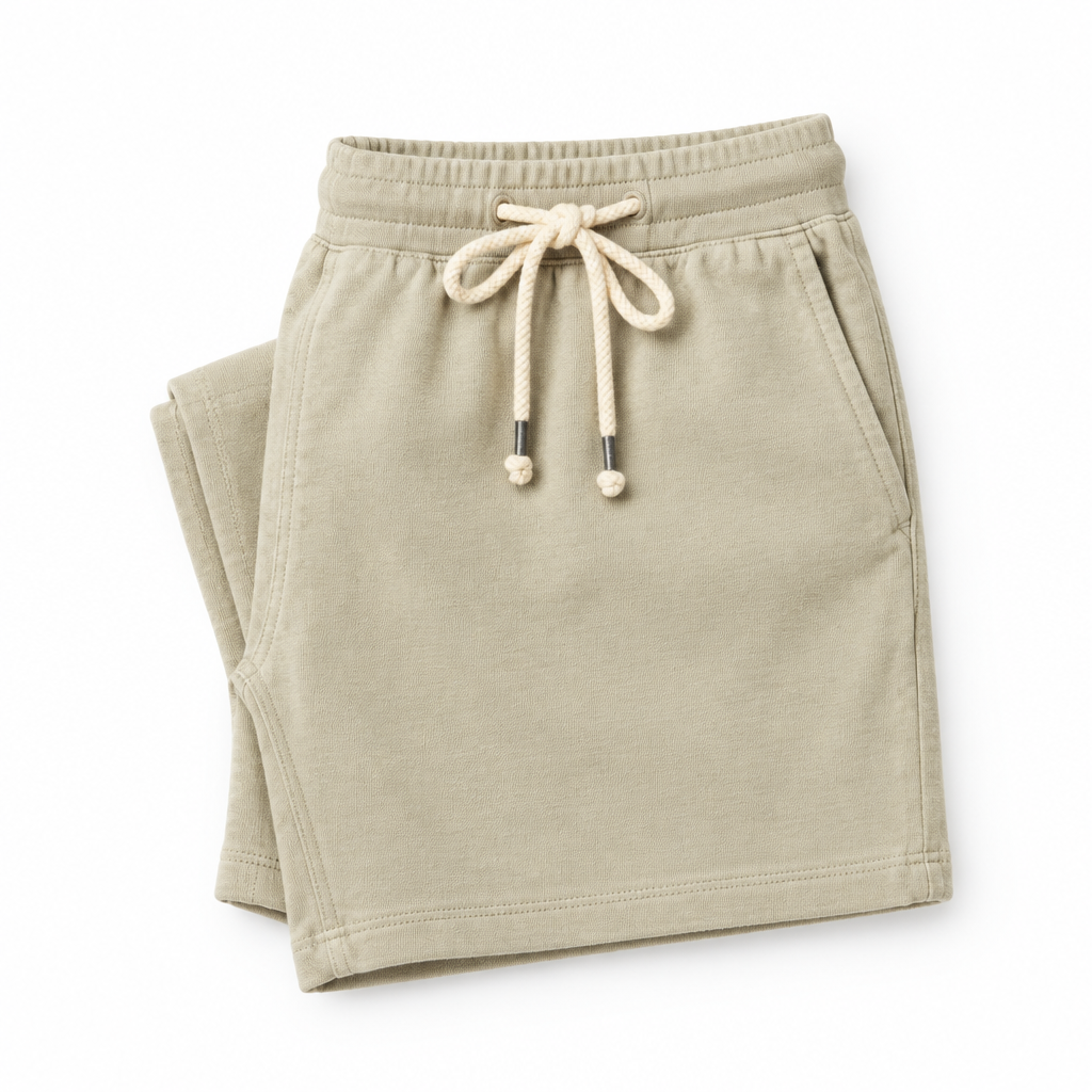 Men's Cotton Shorts - Flat Lay