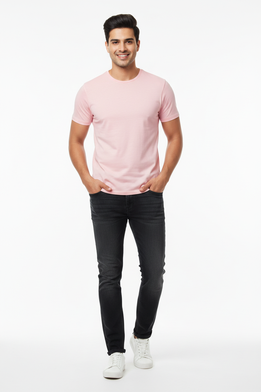 Pink Men's T-Shirt