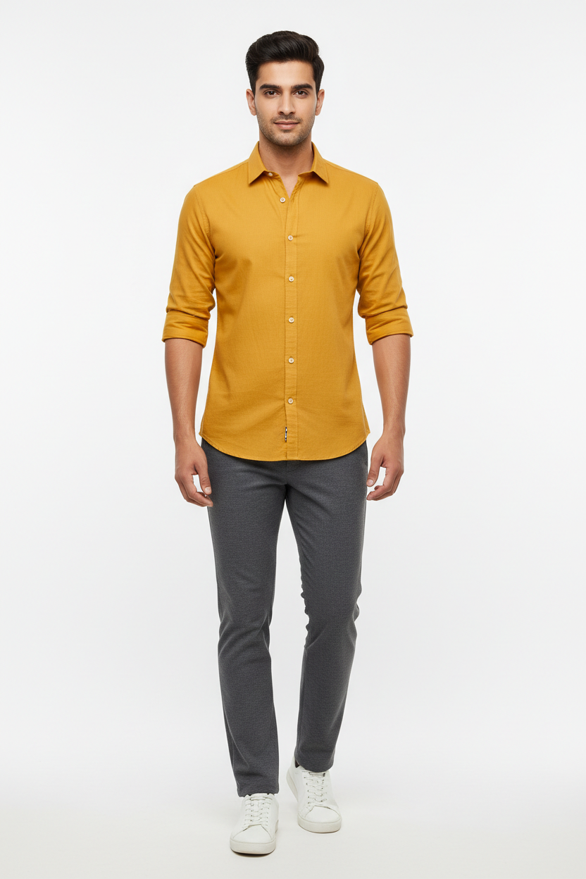 Yellow Men's Shirt